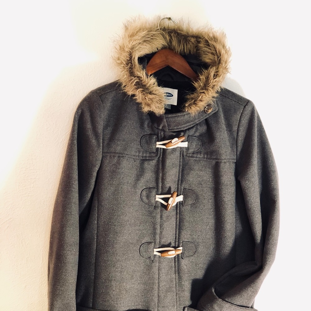 ♦️SOLD♦️Old navy grey wool coat S